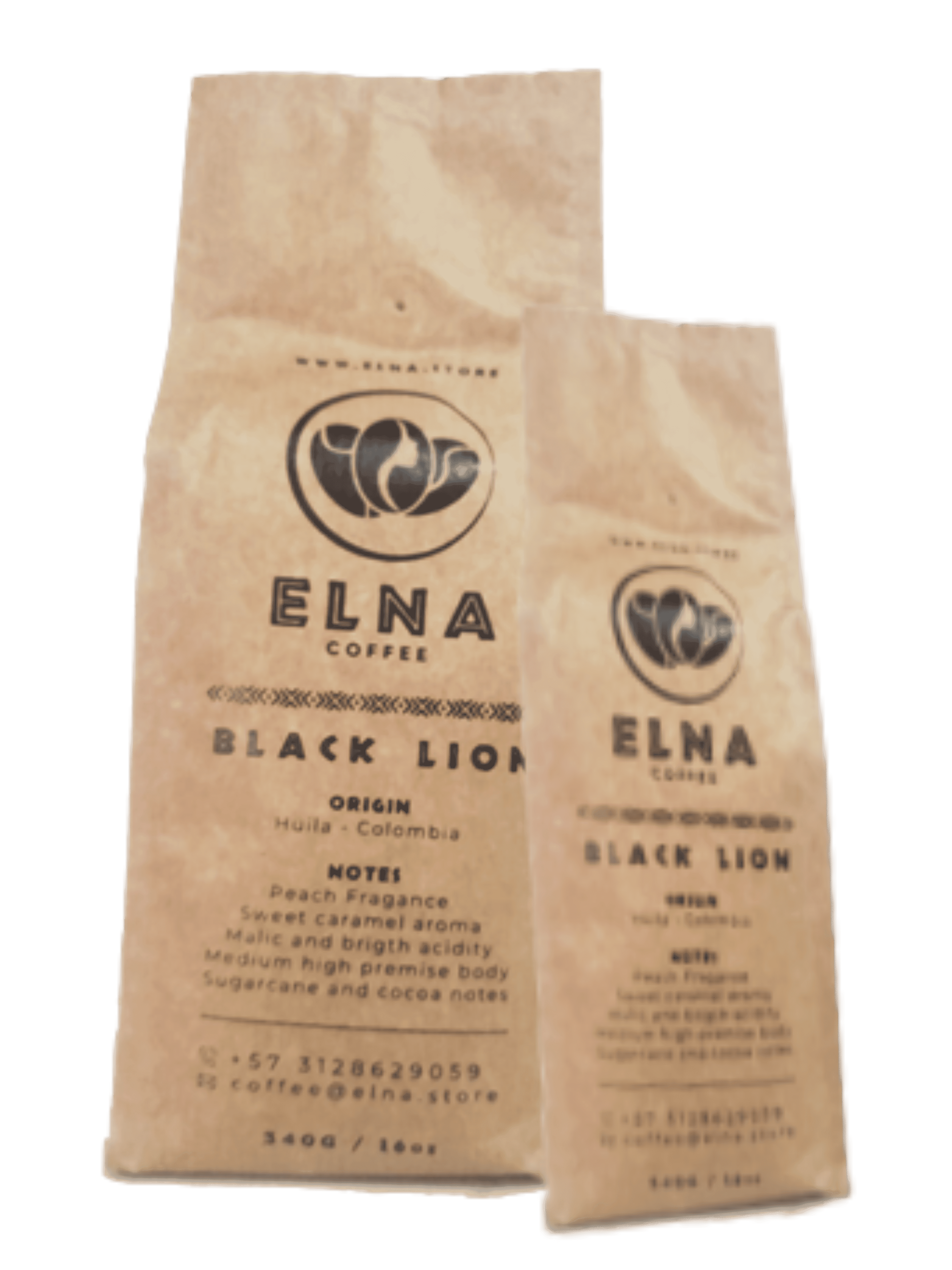 Assorted coffee bean varieties offered by Elna.store.
